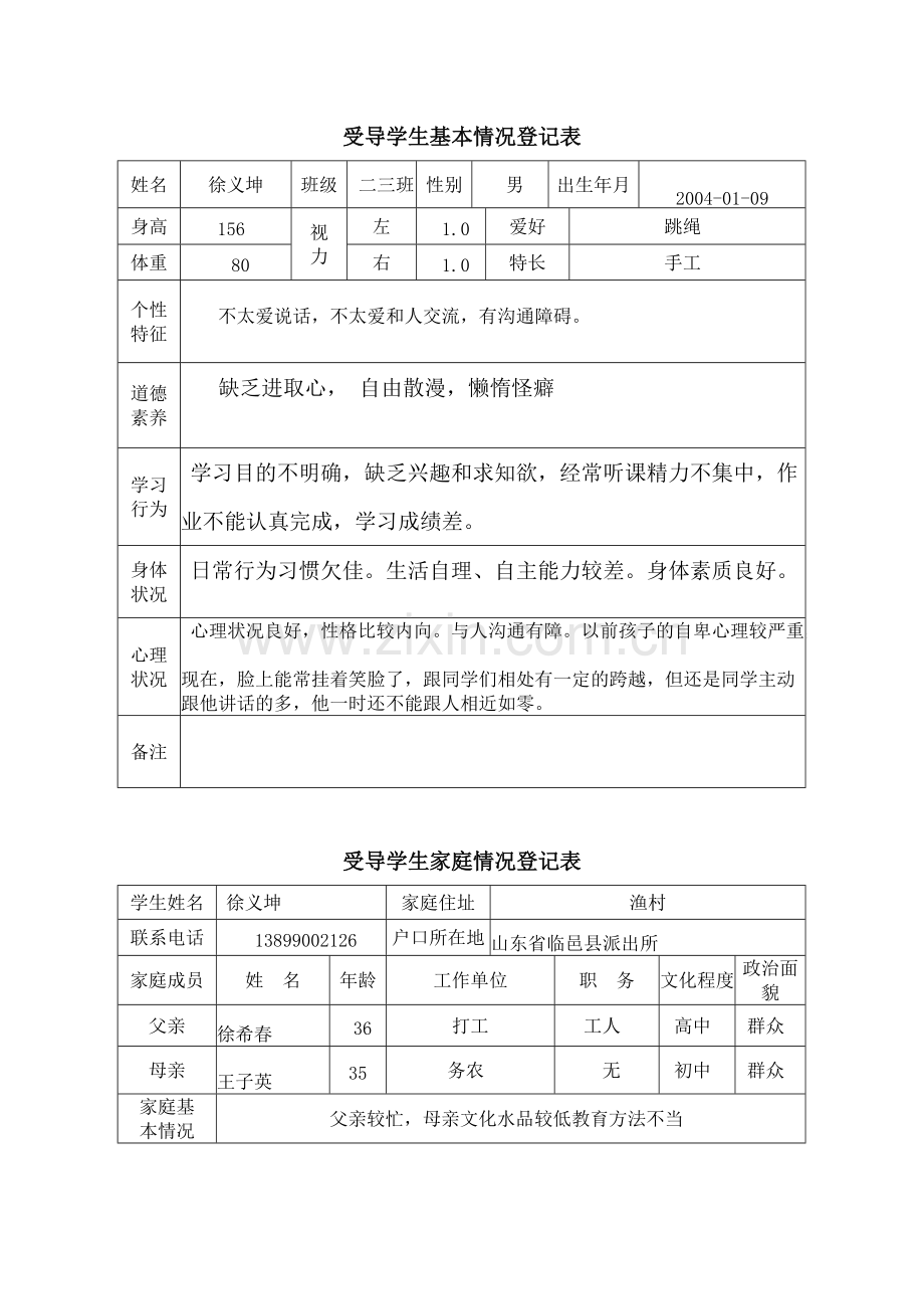 德育导师工作记录2011-2012年第一学期2张曼曼.pdf_第2页