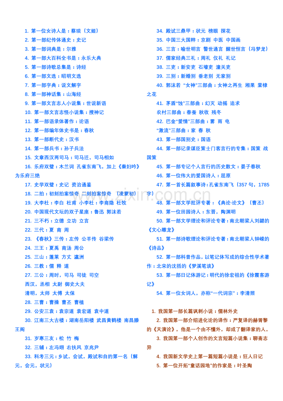 高中文学常识大全(整理汇编).doc_第1页