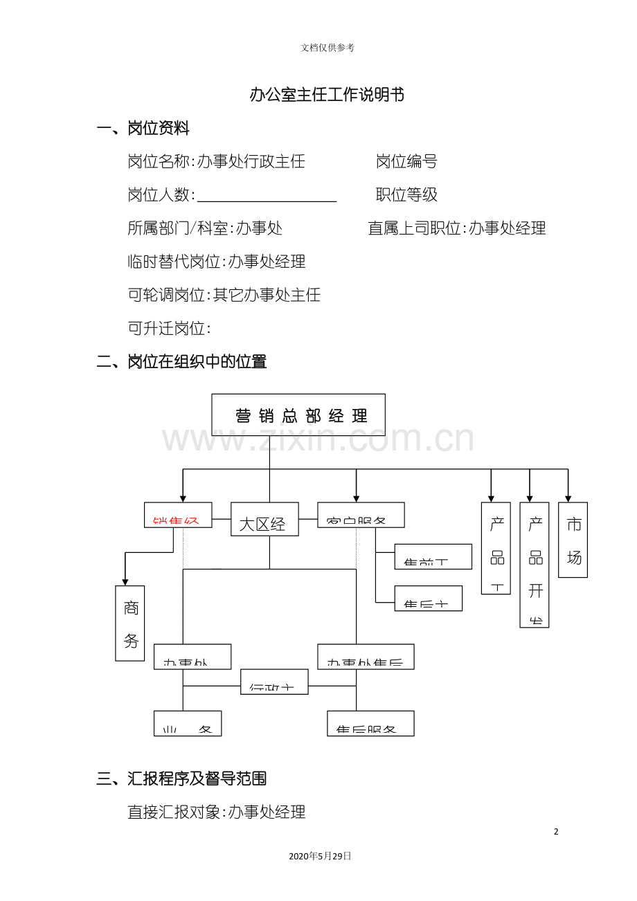 办事处行政主任岗位职责.doc_第2页