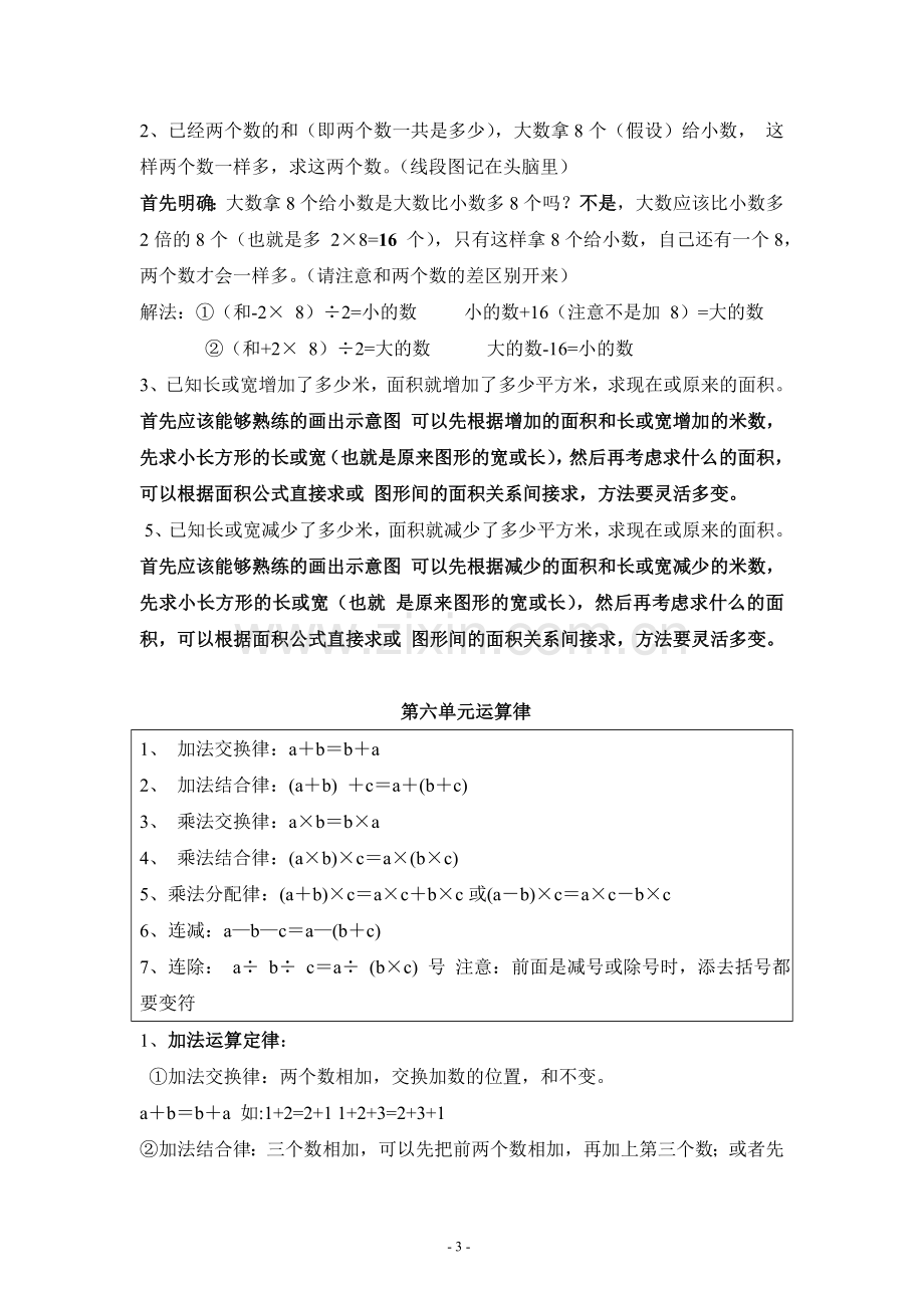 苏教版四年级下册数学知识点总结.doc_第3页