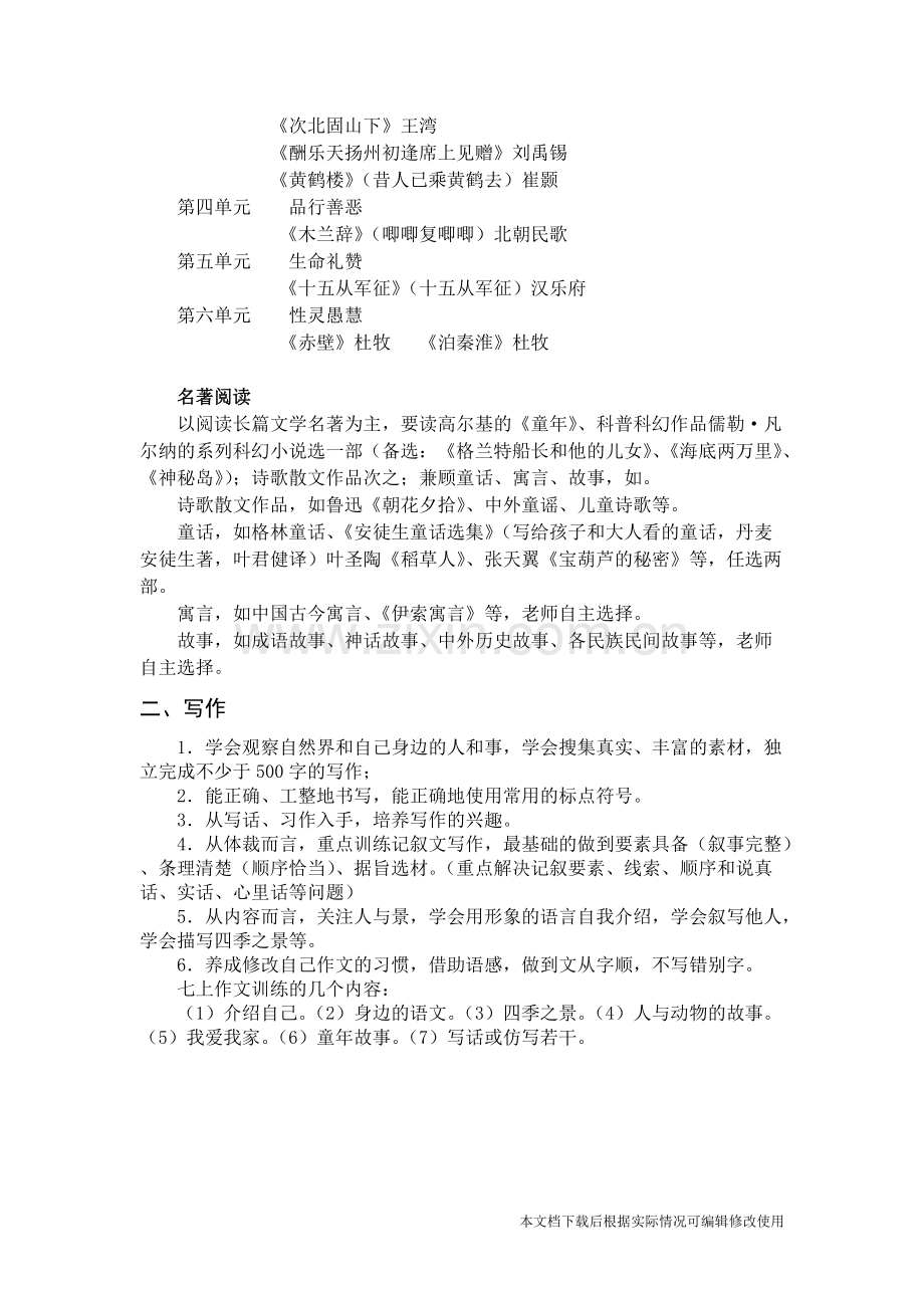 初中阶段语文学习目标参考-共7页.pdf_第2页