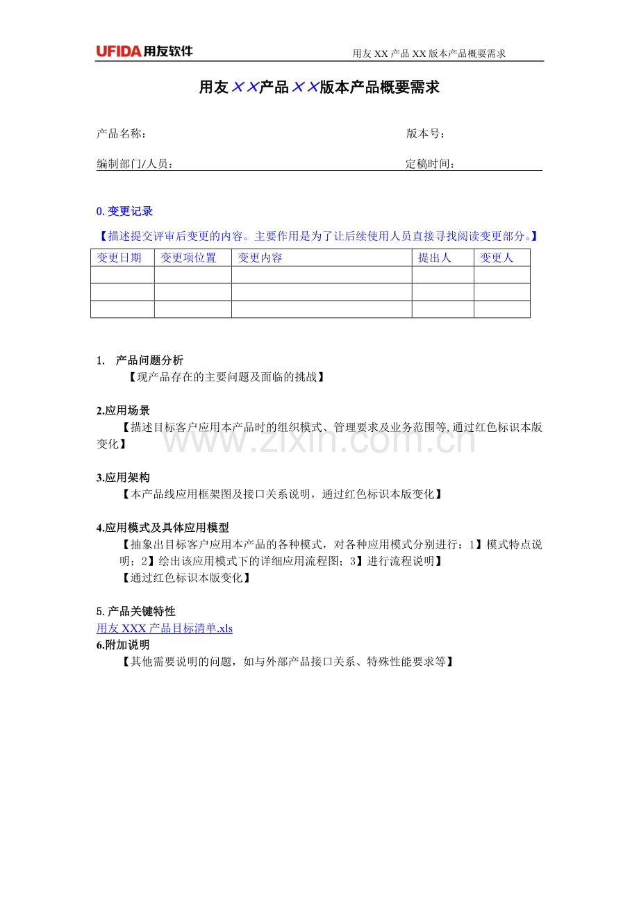 分产品概要需求文档规范.doc_第1页