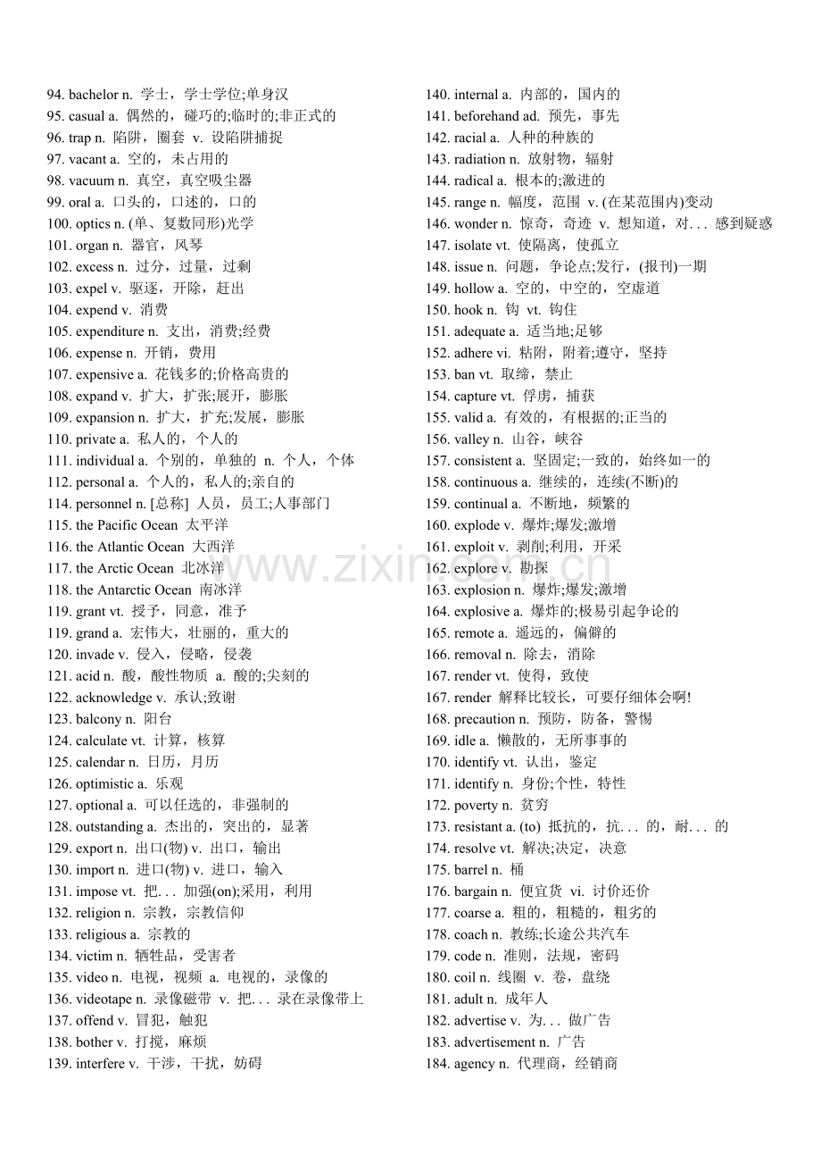 2019英语四级高频单词、词组、短语(2).doc_第2页