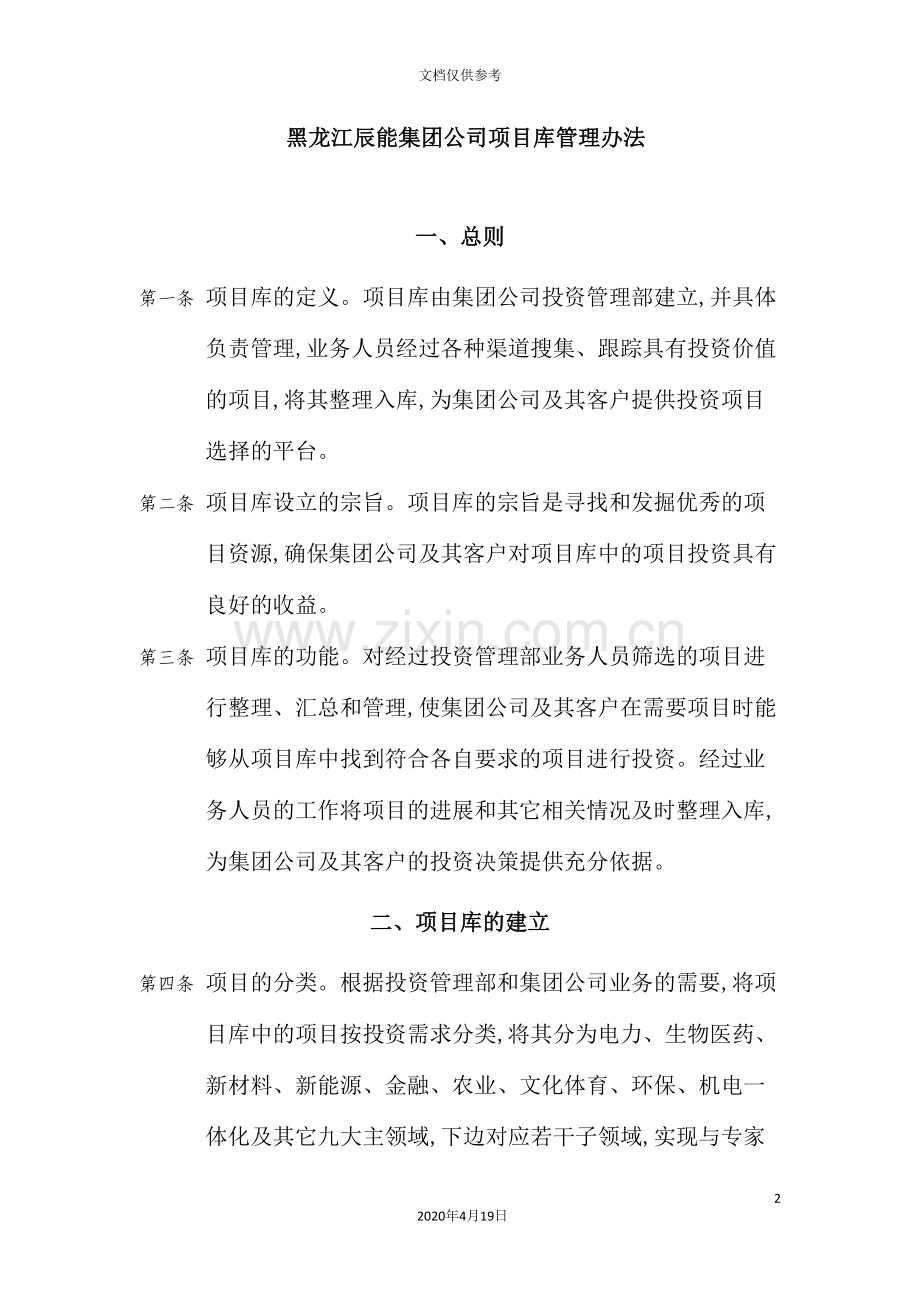 集团公司项目库管理制度.doc_第2页