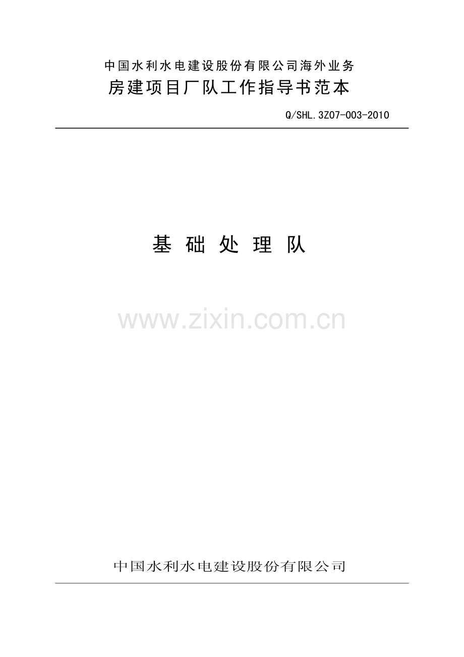 海外业务子体系基础处理队工作指导书范本-(3).pdf_第1页