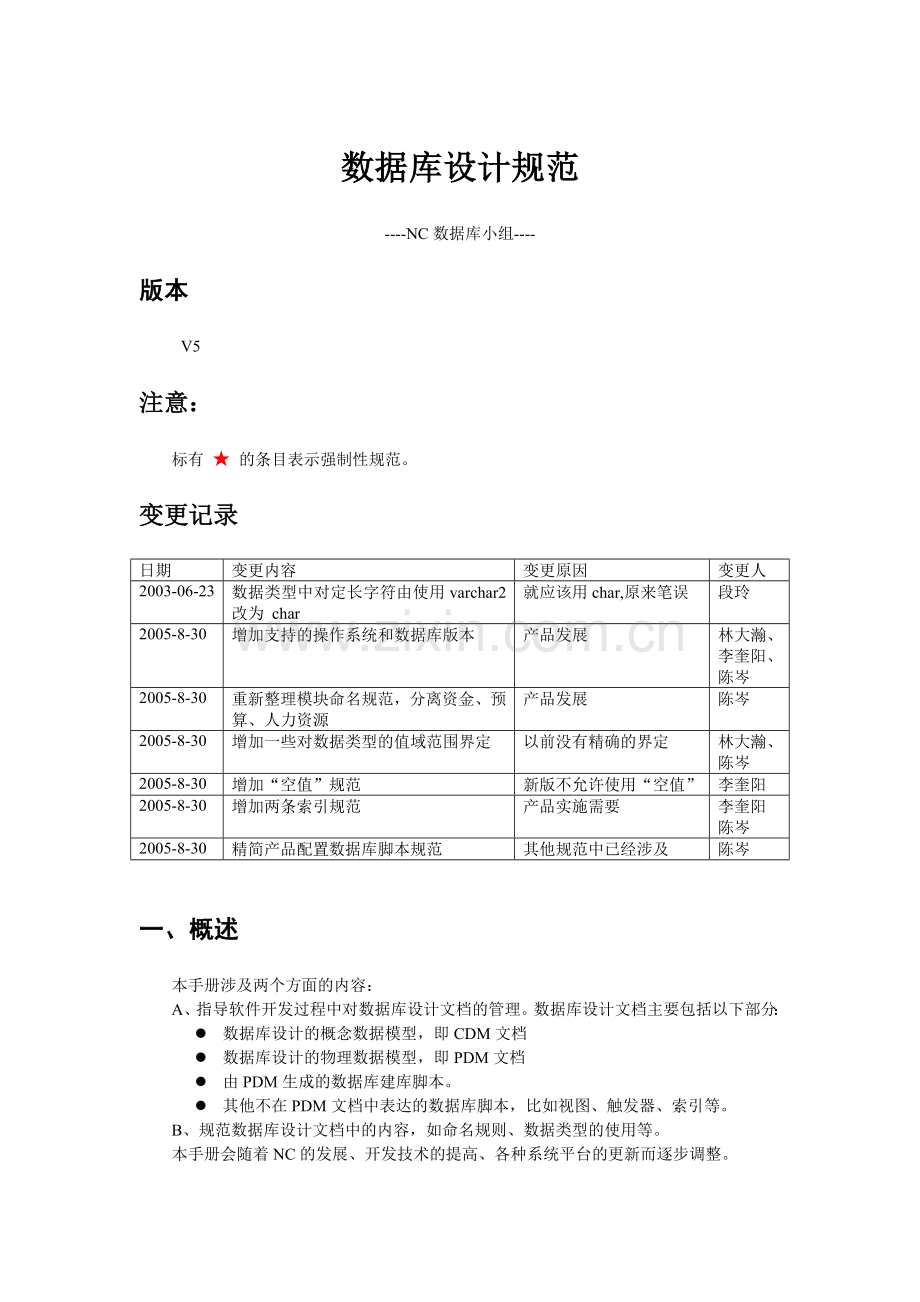 NC数据库设计规范.doc_第1页