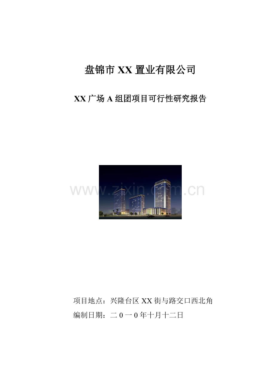 城市综合体建设项目可行性研究报告(含投资估算)31页.doc_第1页