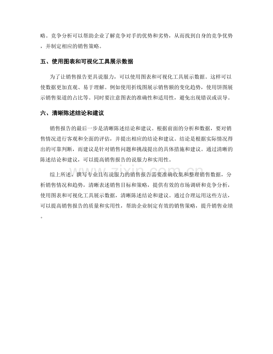 如何撰写专业且有说服力的销售报告.docx_第2页