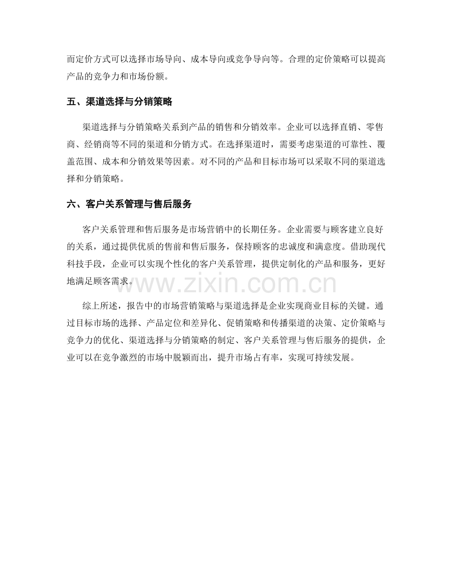 报告中的市场营销策略与渠道选择.docx_第2页