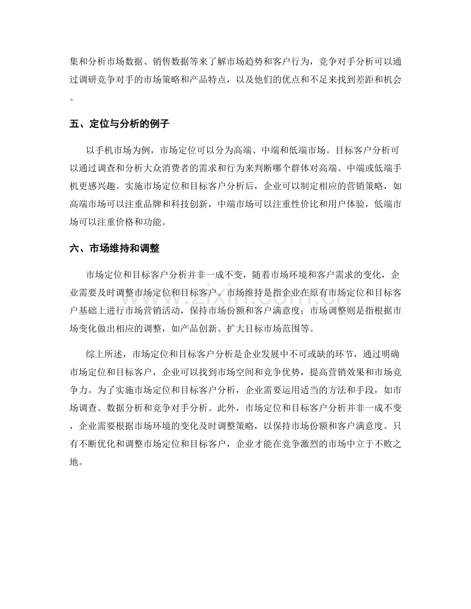 报告撰写中的市场定位和目标客户分析.docx_第2页