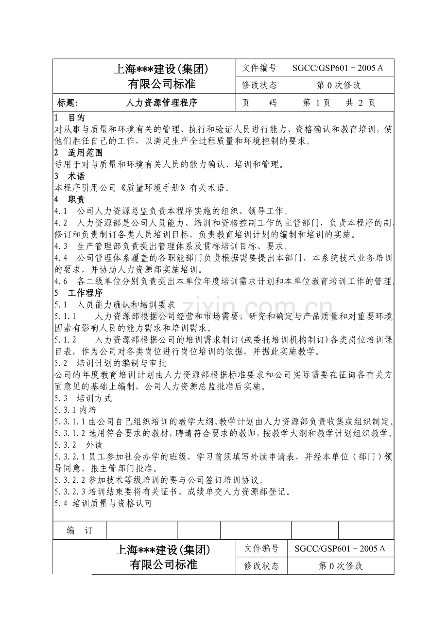 人力资源管理程序.docx_第1页