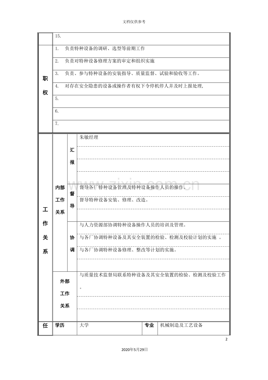 江动股份特种设备员职务说明书.doc_第3页