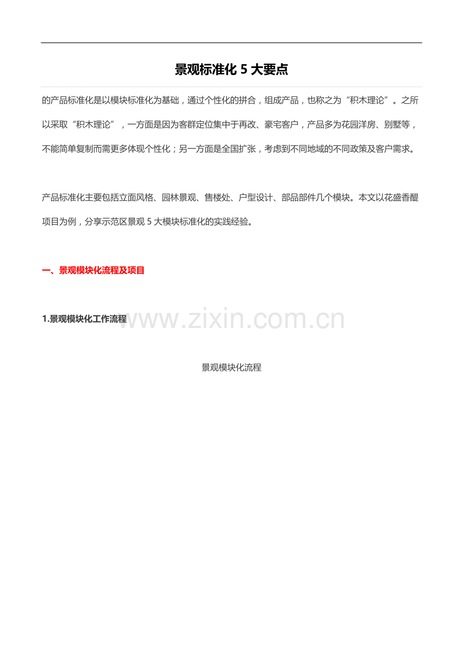 知名房企景观标准化管理解析.doc_第1页