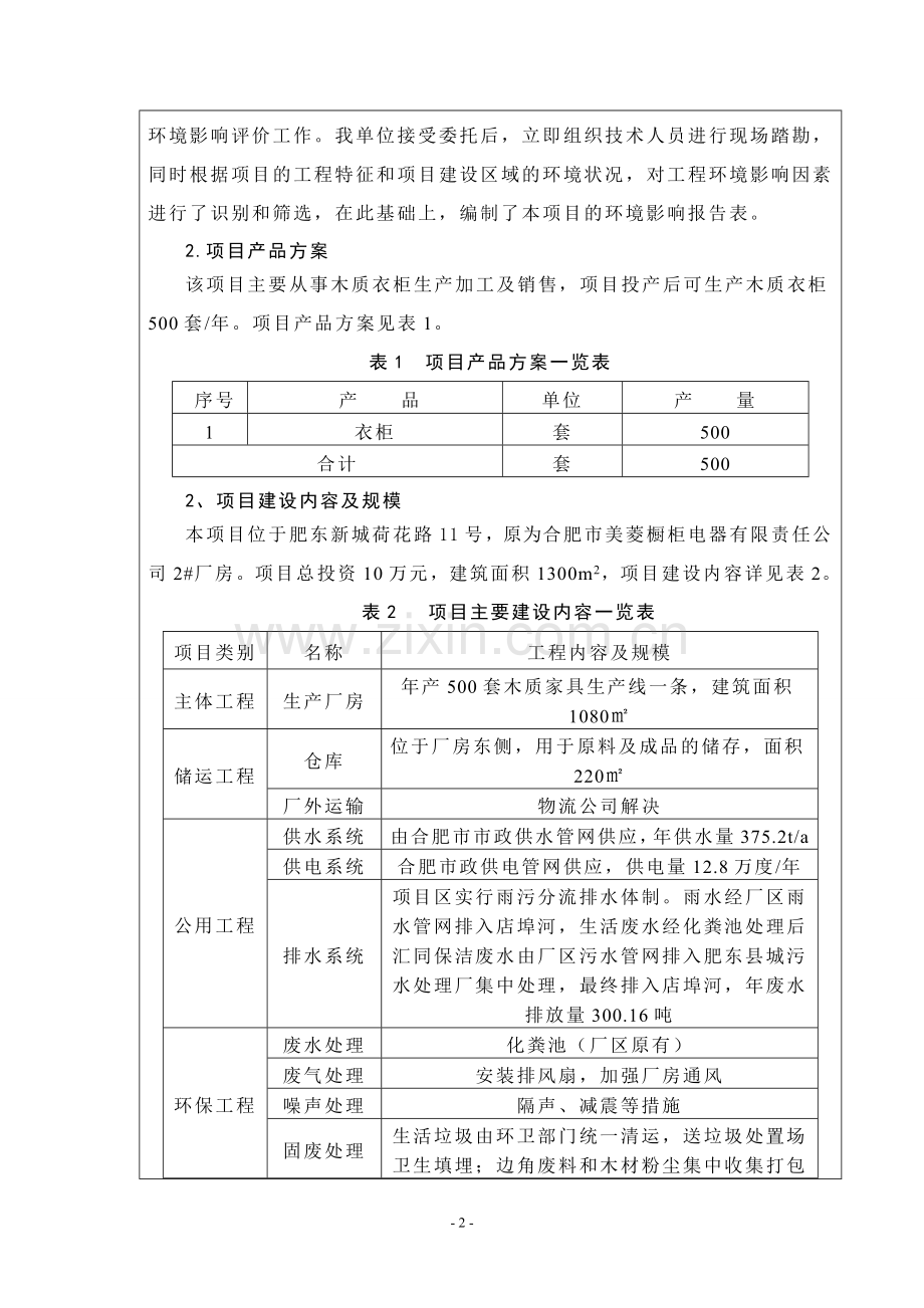 尊柜家具有限公司家具生产项目环评报告书表.doc_第3页