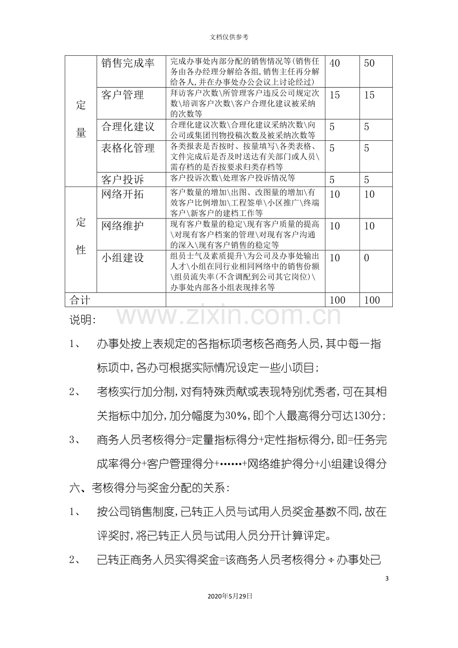 TCL电工公司商务人员考核制度.doc_第3页