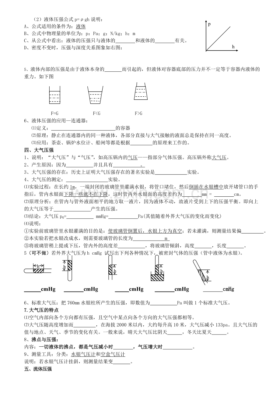 中考压强和浮力专题复习.doc_第2页