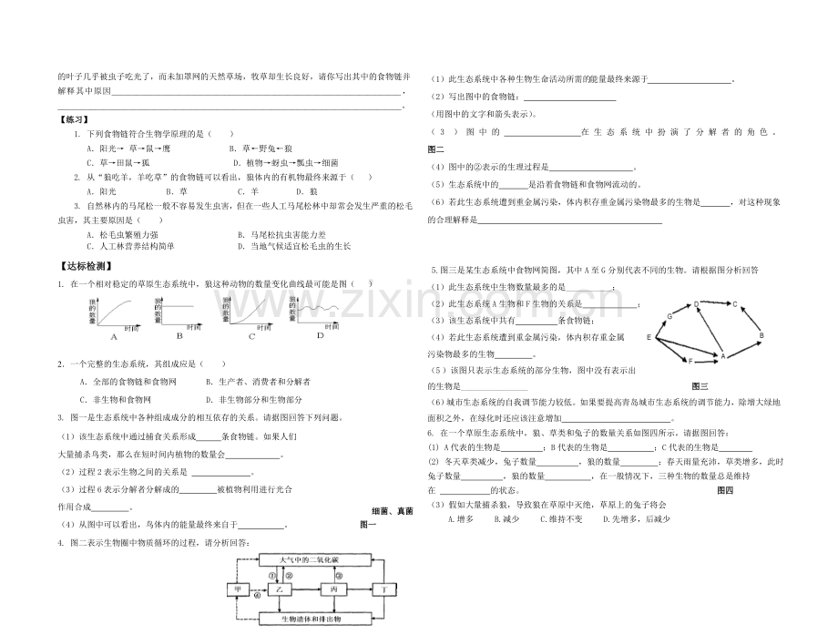 新人教版初中生物中考专题复习《生物与环境》.doc_第2页