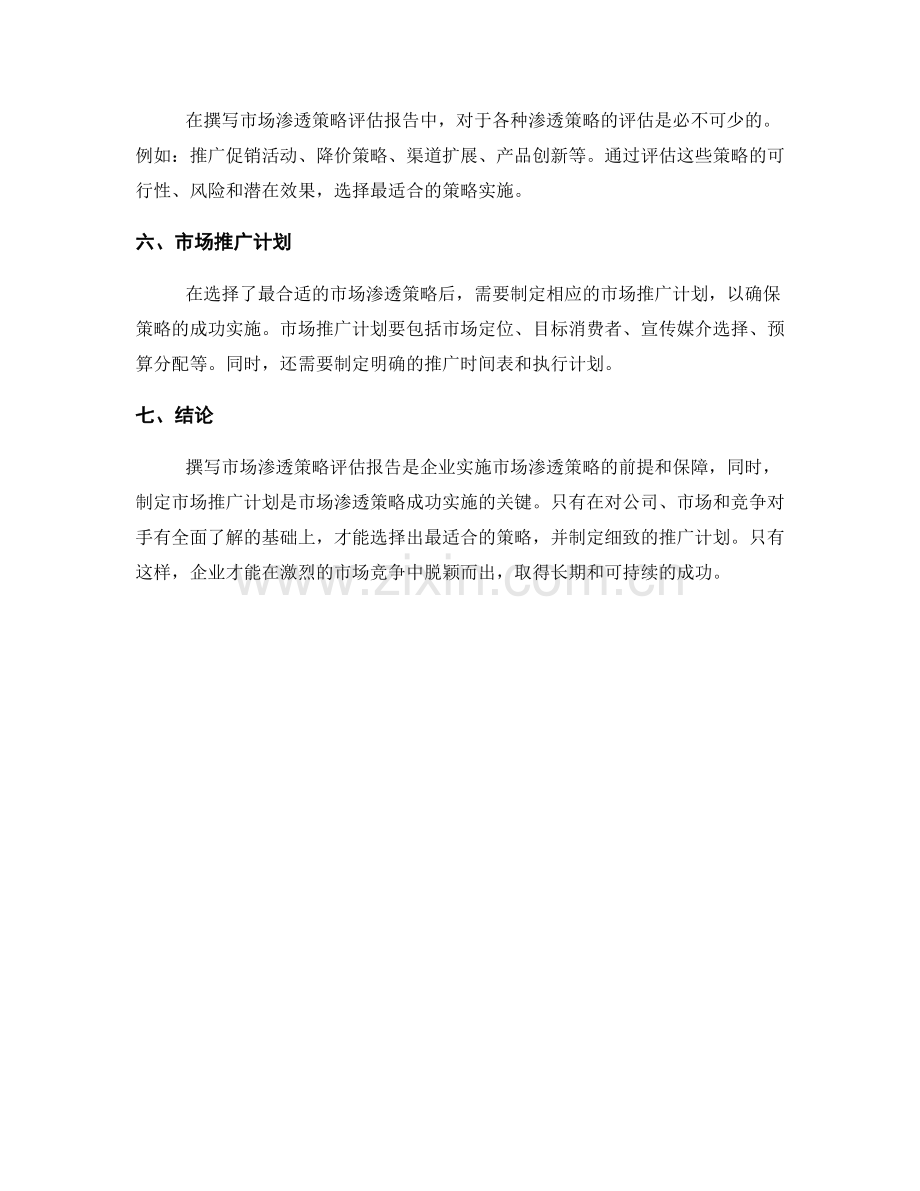 市场渗透策略评估报告的撰写策略与市场推广计划.docx_第2页