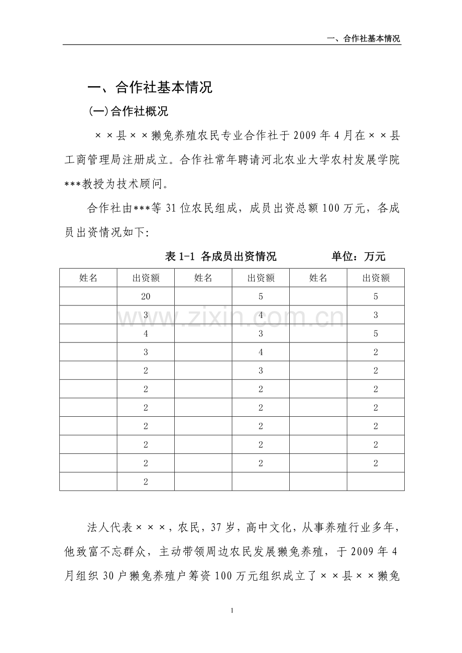 獭兔养殖合作社农业产业化项目建设可行性研究报告.doc_第1页