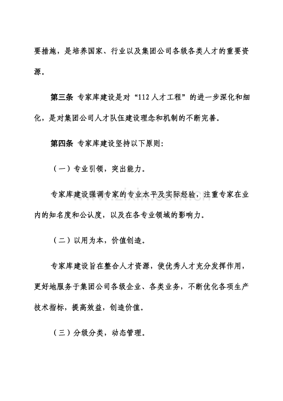 中国大唐集团公司专家库建设管理办法规定试行.doc_第3页