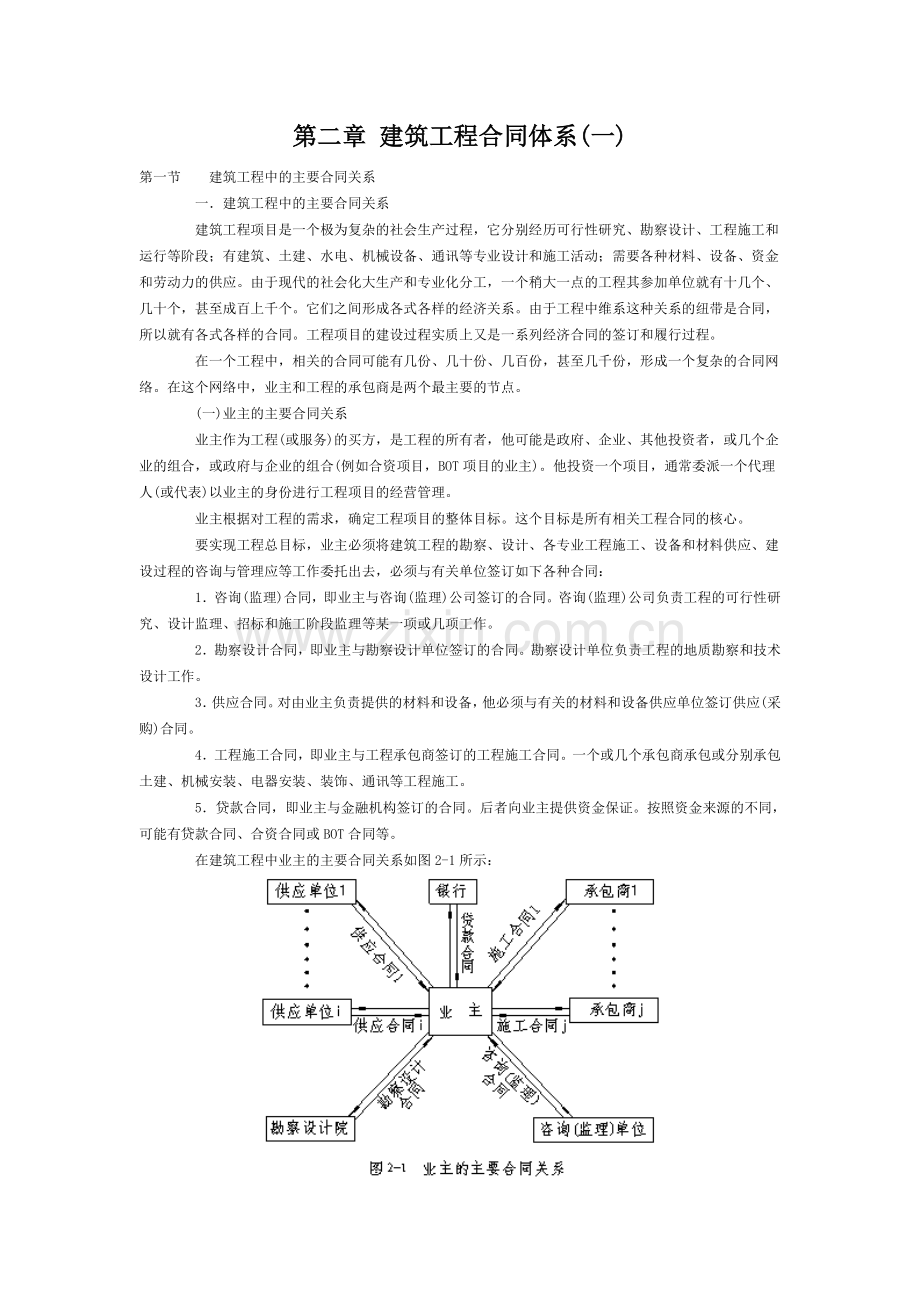 第二章建筑工程合同体系(一).doc_第1页