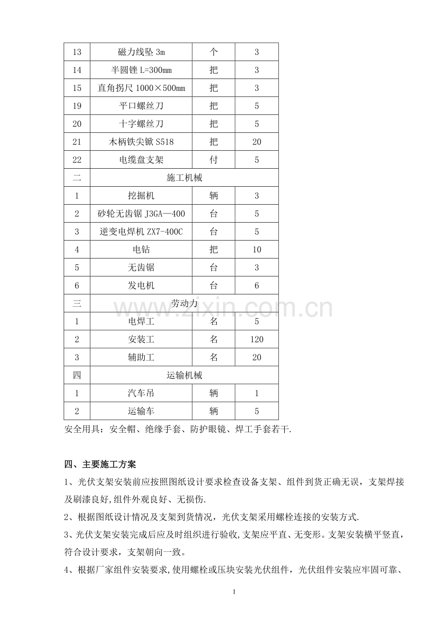 光伏场区电气设备安装施工方案(常用资料).doc_第3页