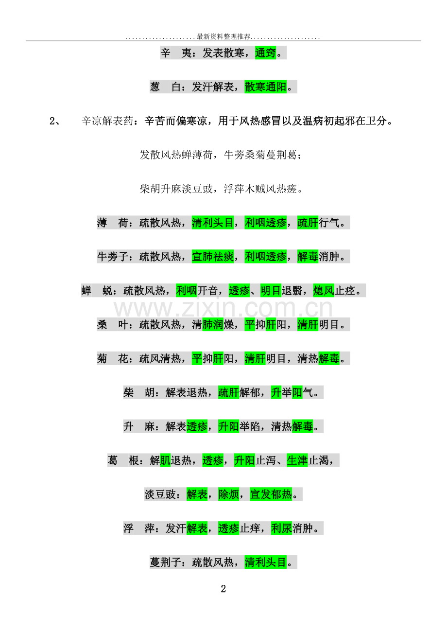 中药学笔记(精华)精简版.doc_第2页