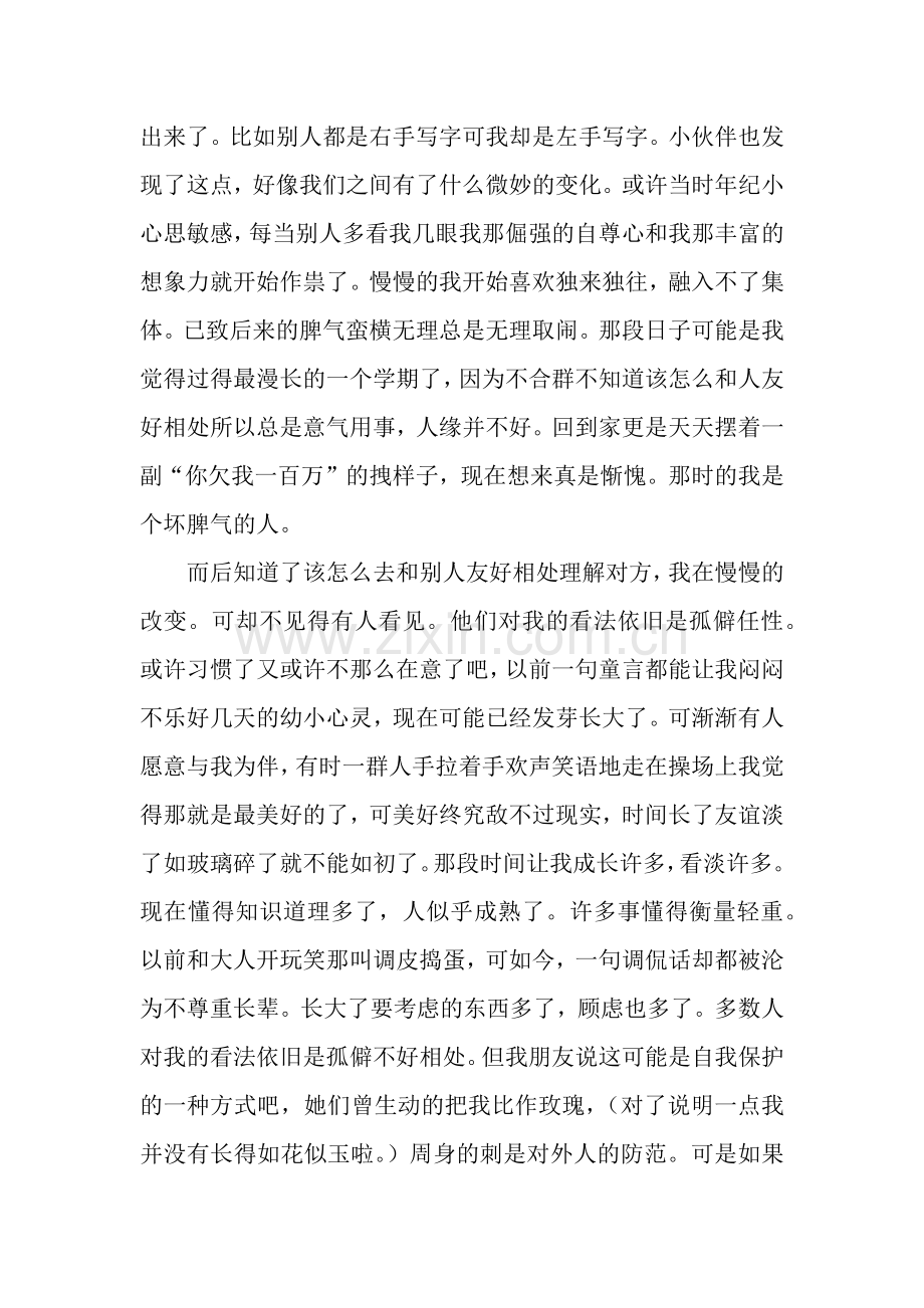 我的自述作文1000字.docx_第2页