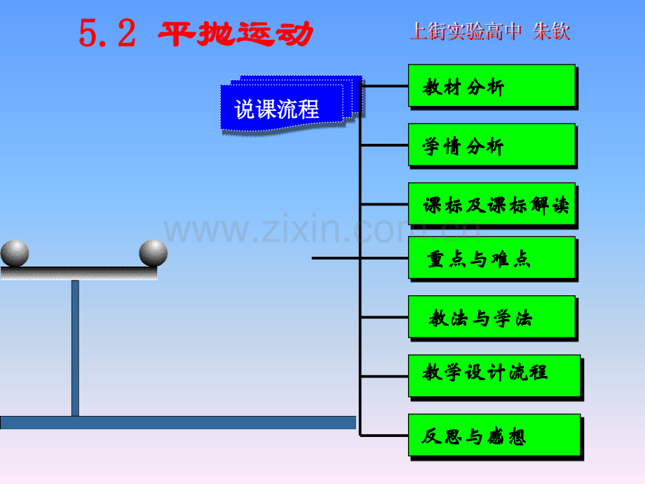 平抛运动说课.ppt_第1页