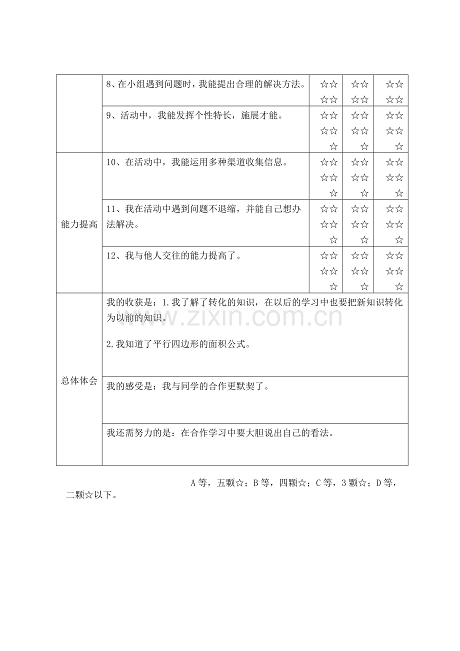 小组合作学习学生评价量表.doc_第2页