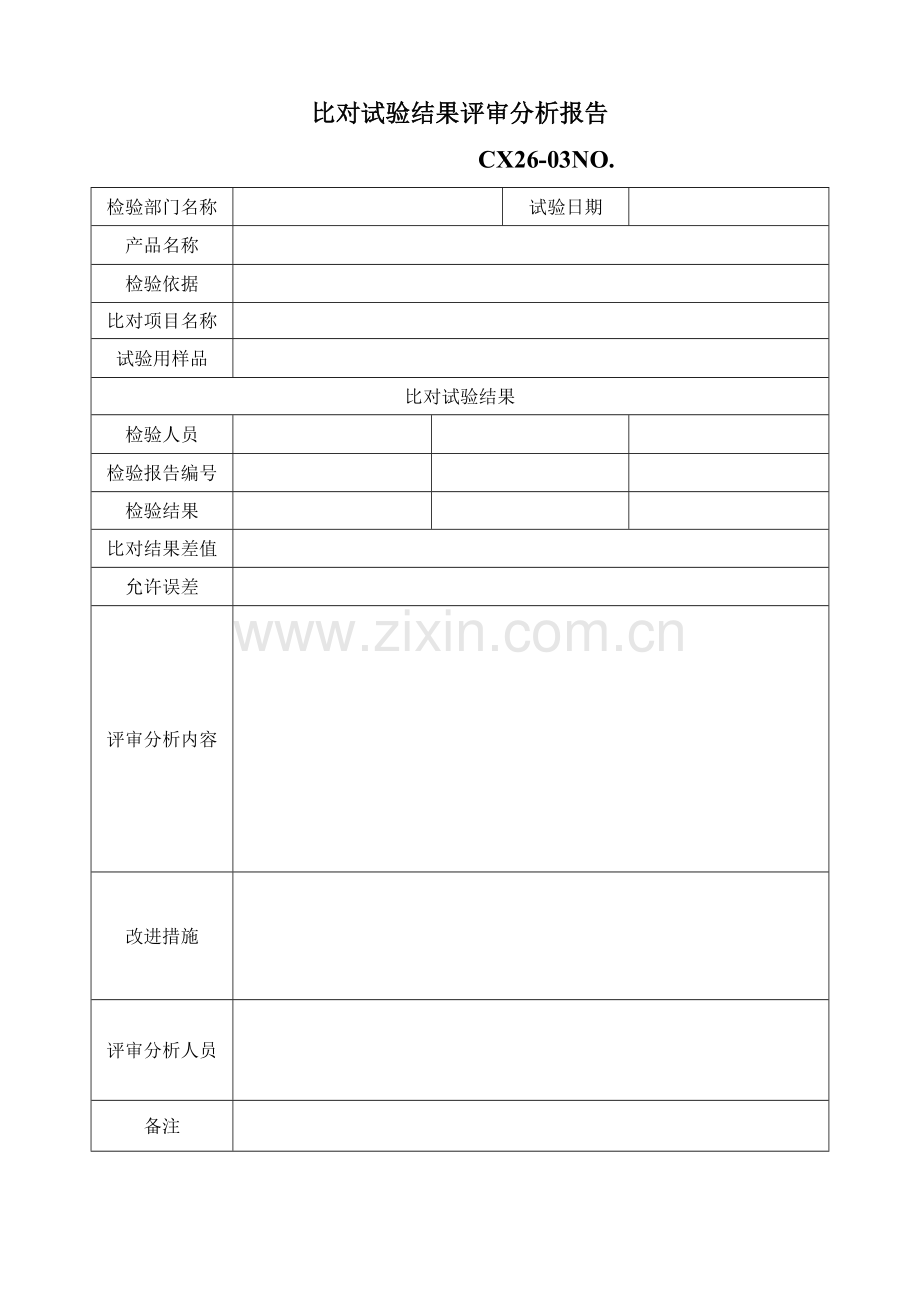 比对试验评审分析报告.doc_第1页