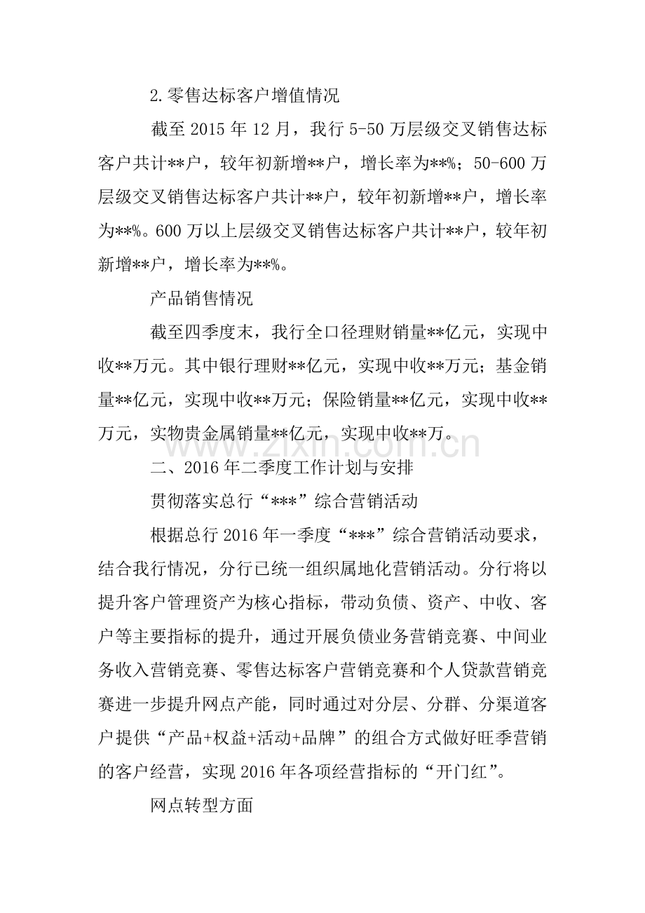 银行季度零售银行业务季度经营情况的报告.doc_第2页