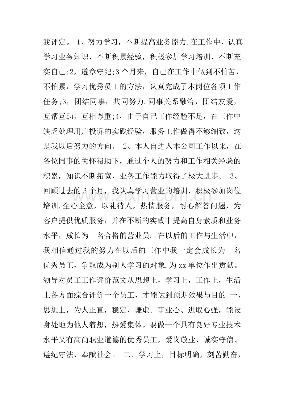 员工自评评语.doc_第2页