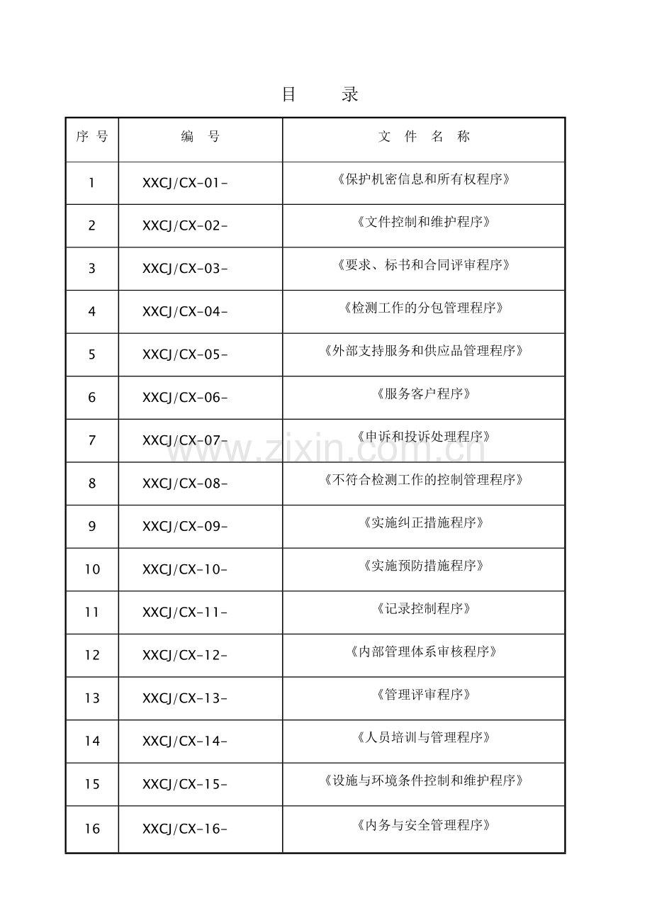 食品药品和质量技术检验检测公司程序文件.docx_第3页