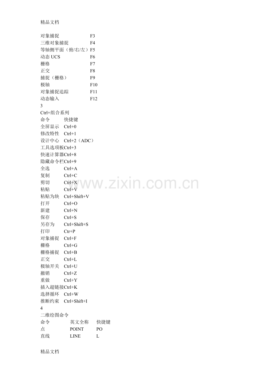 CAD快捷键大全.doc_第2页