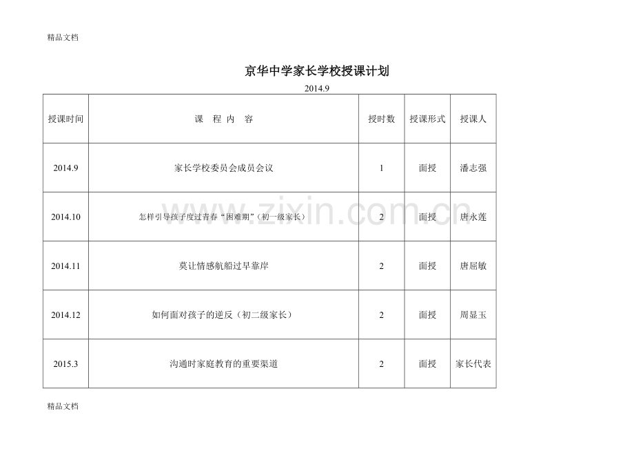 家长学校授课计划表.doc_第3页