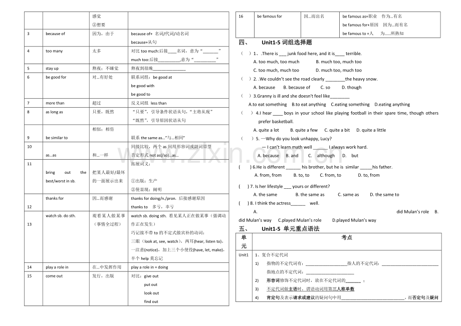 人教版八年级上英语期中复习知识点复习总结练习.docx_第2页