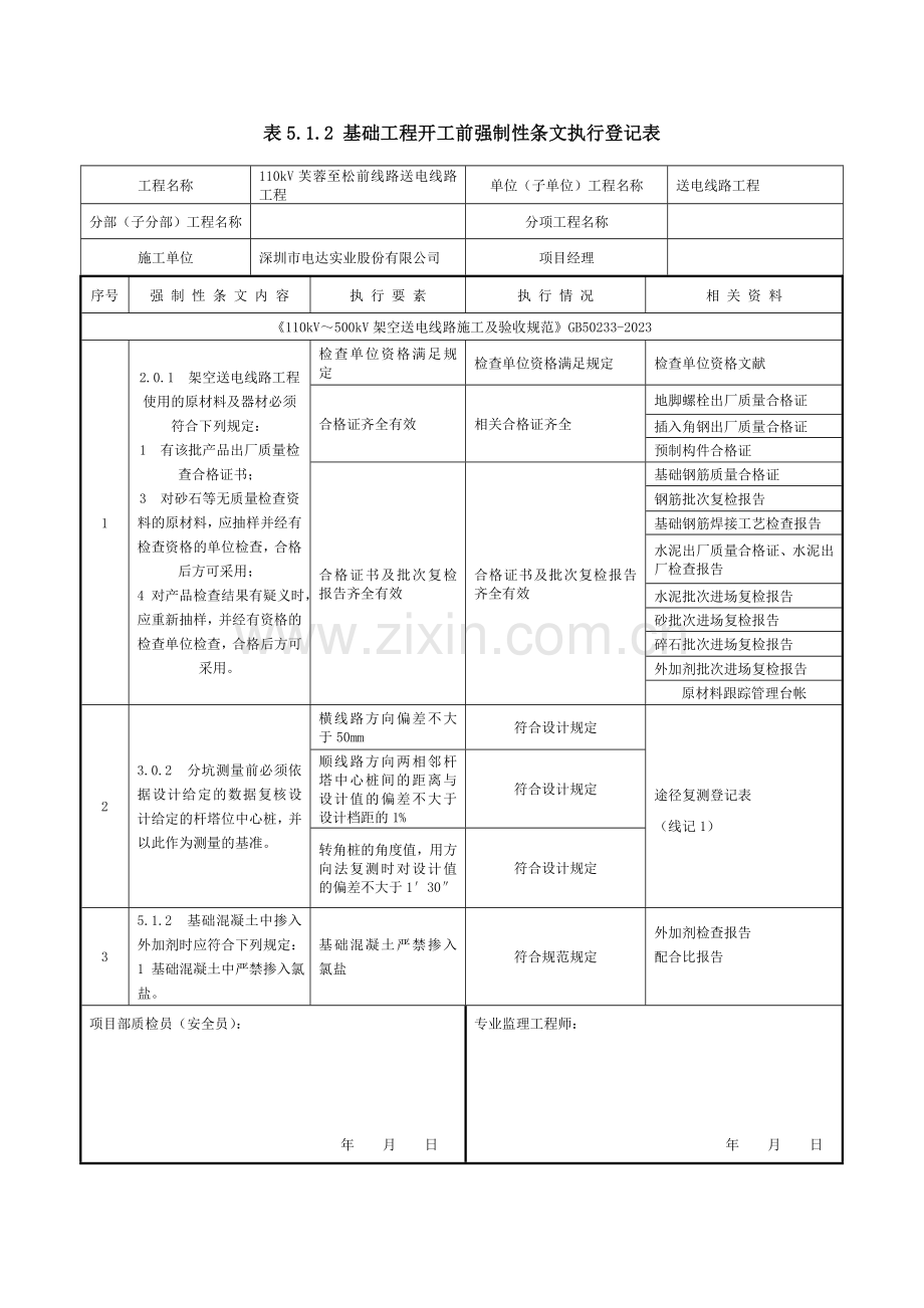 强制性条文实施记录表.doc_第2页