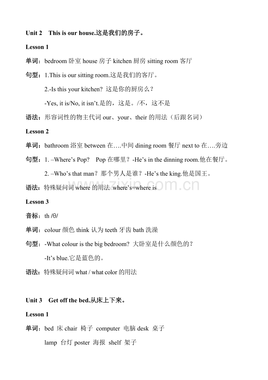 新概念英语青少版入门级B重点知识-Unit1.doc_第2页