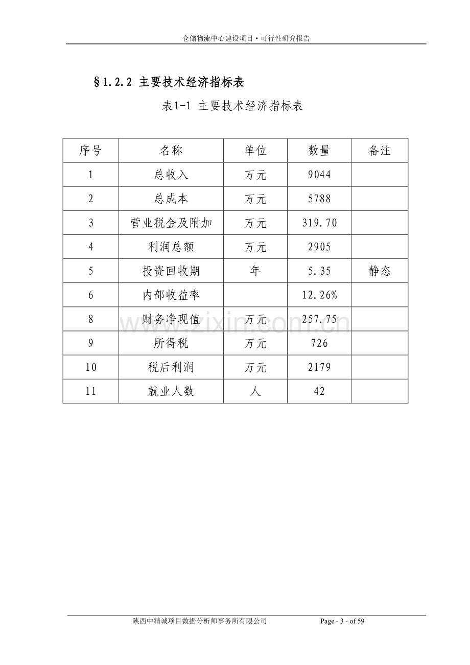 某福晟商贸有限责任公司仓储物流中心建设项目可行性研究报告.doc_第3页