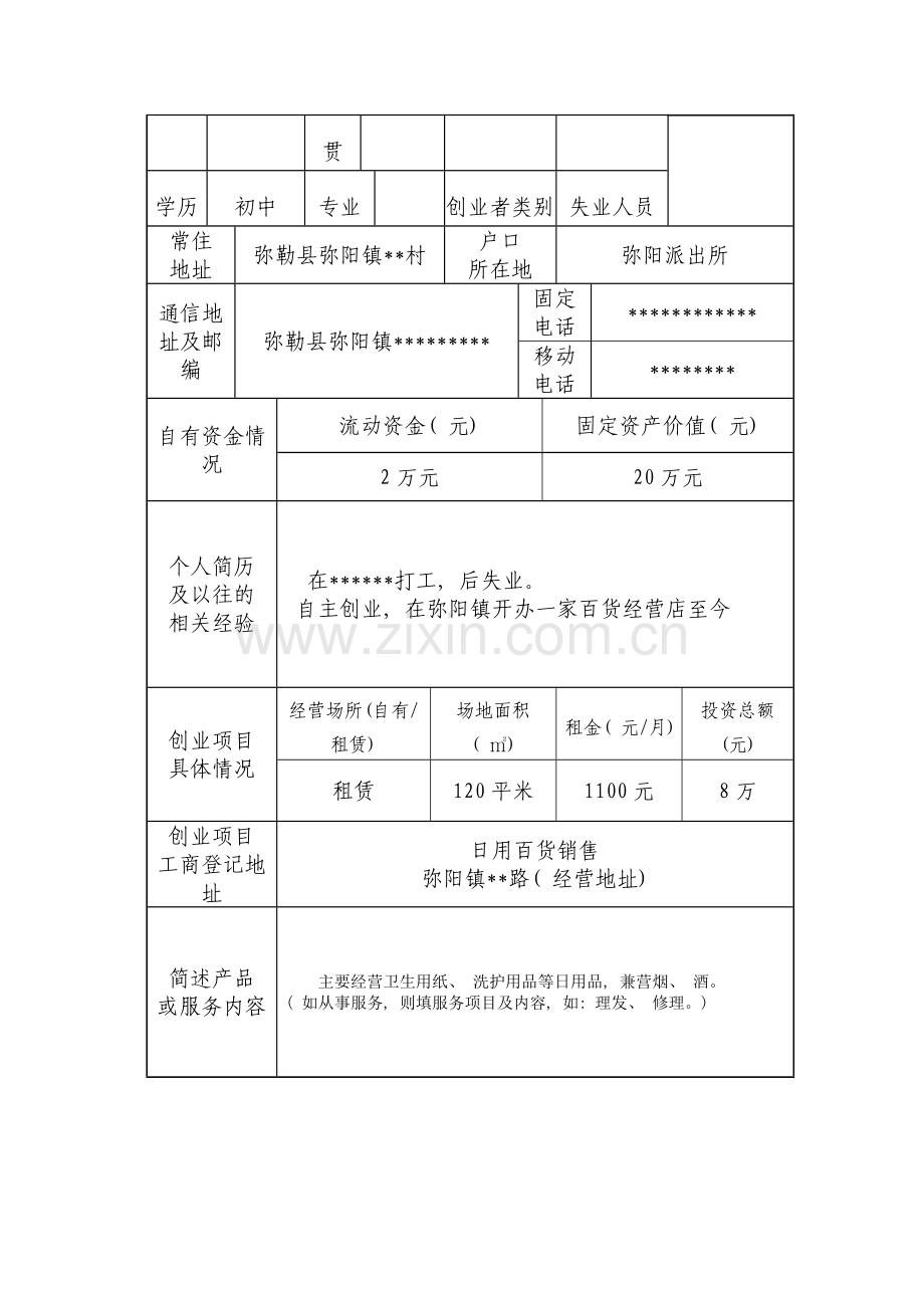 创业计划书填写范本样本.doc_第3页