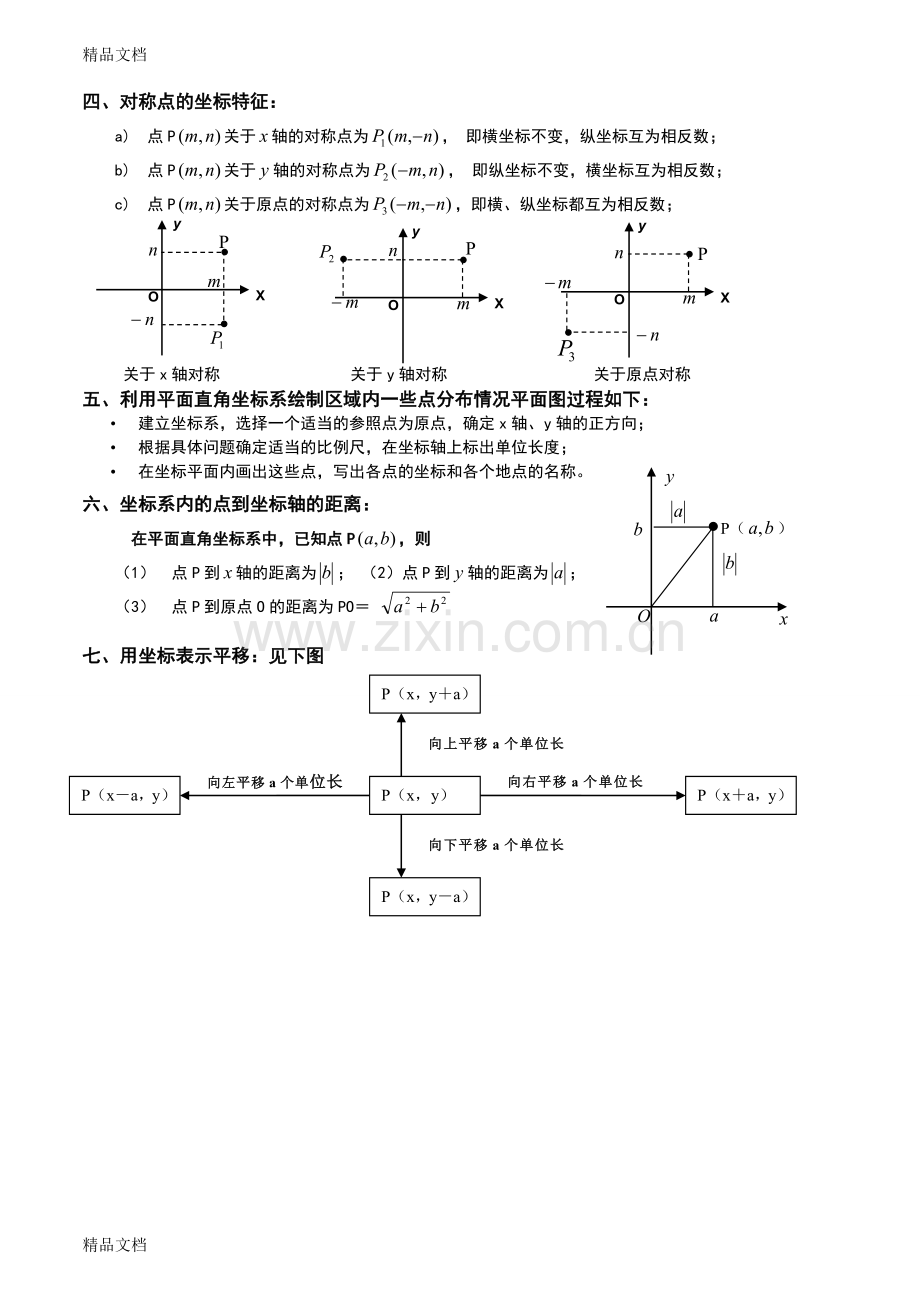 平面直角坐标系重难点讲课讲稿.doc_第2页