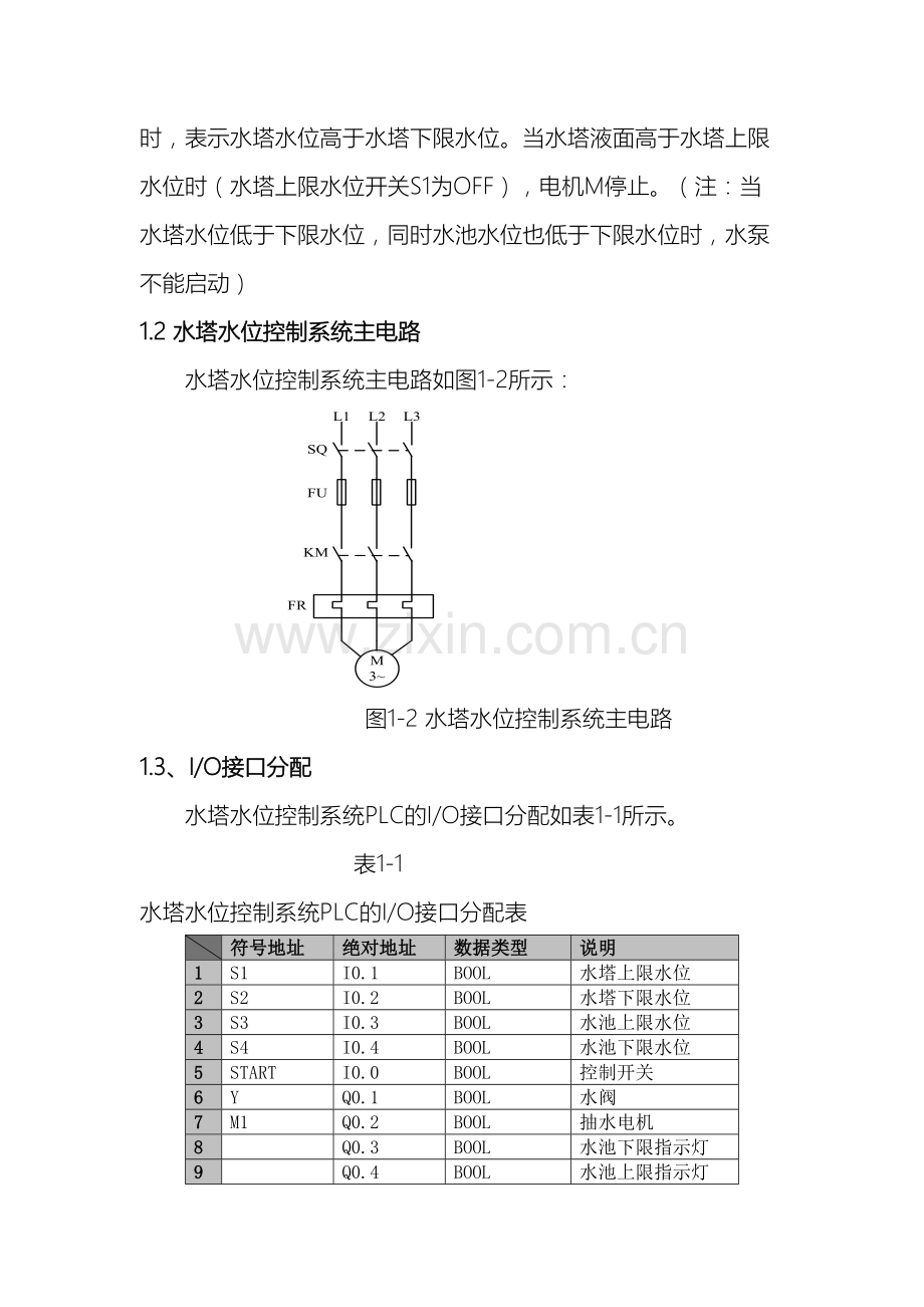 水塔水位控制系统PLC设计范本.doc_第3页