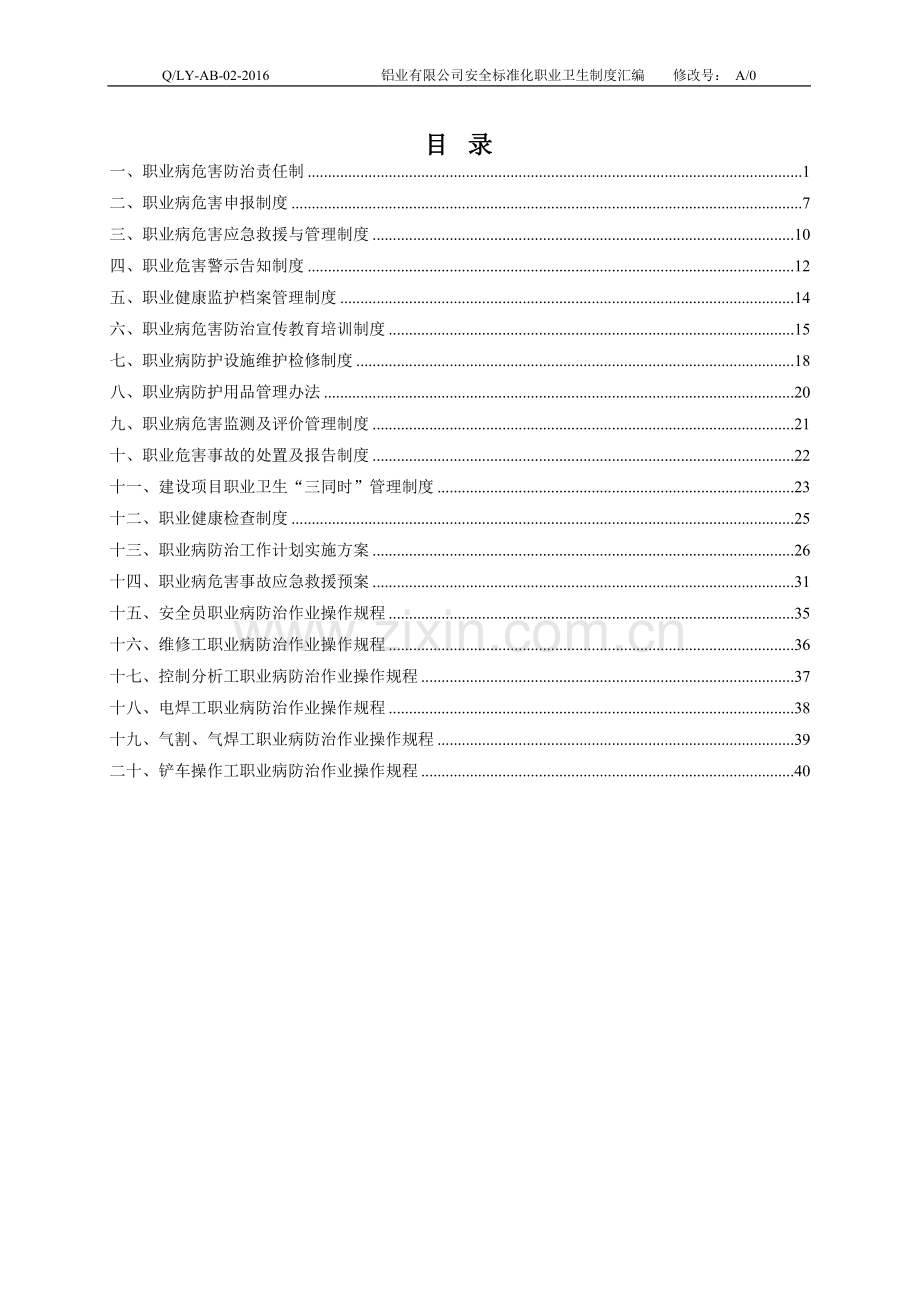 铝业有限公司职业卫生管理制度汇编.doc_第2页