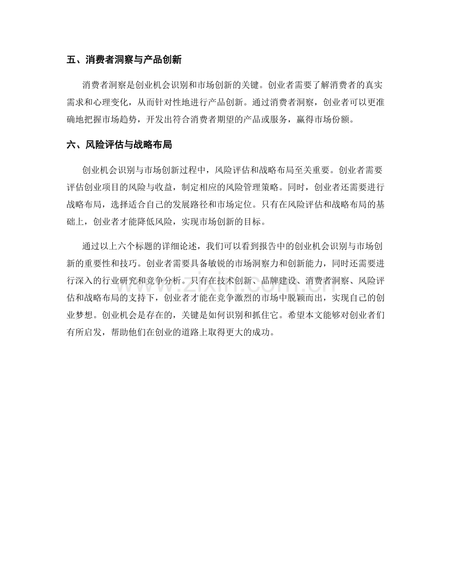 报告中的创业机会识别与市场创新.docx_第2页