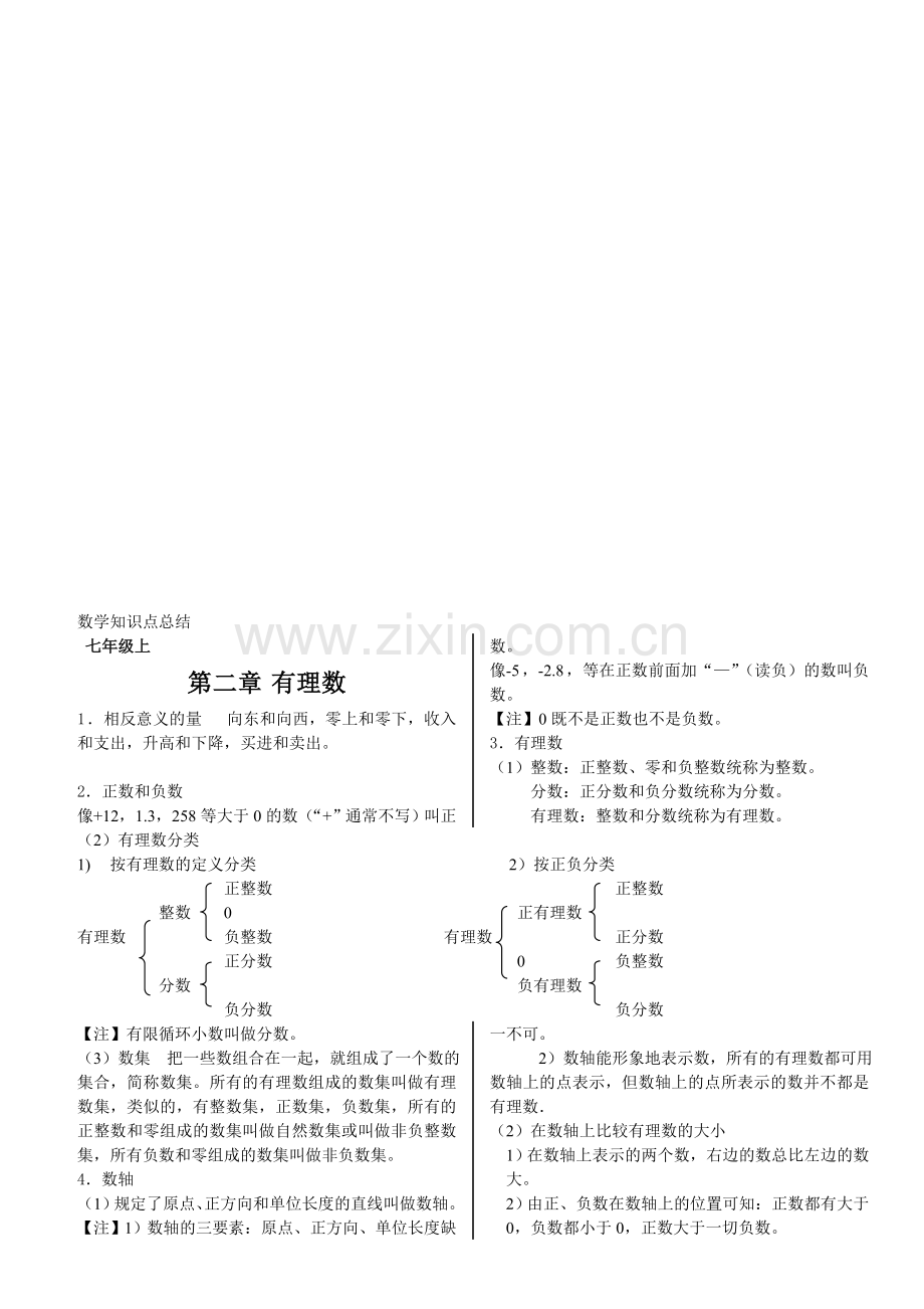 华师大版初中数学知识点归纳总结.doc_第1页