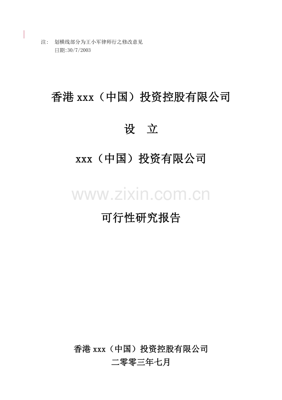 新世界发展公司上海成立投资性公司可行性研究报告.doc_第2页