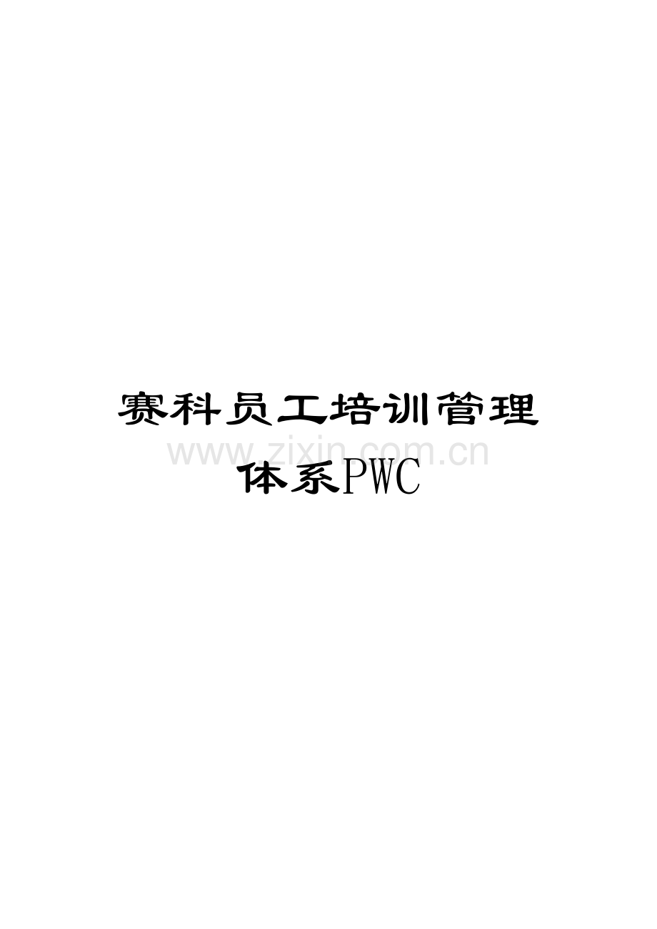 赛科员工培训管理体系PWC模板.doc_第1页