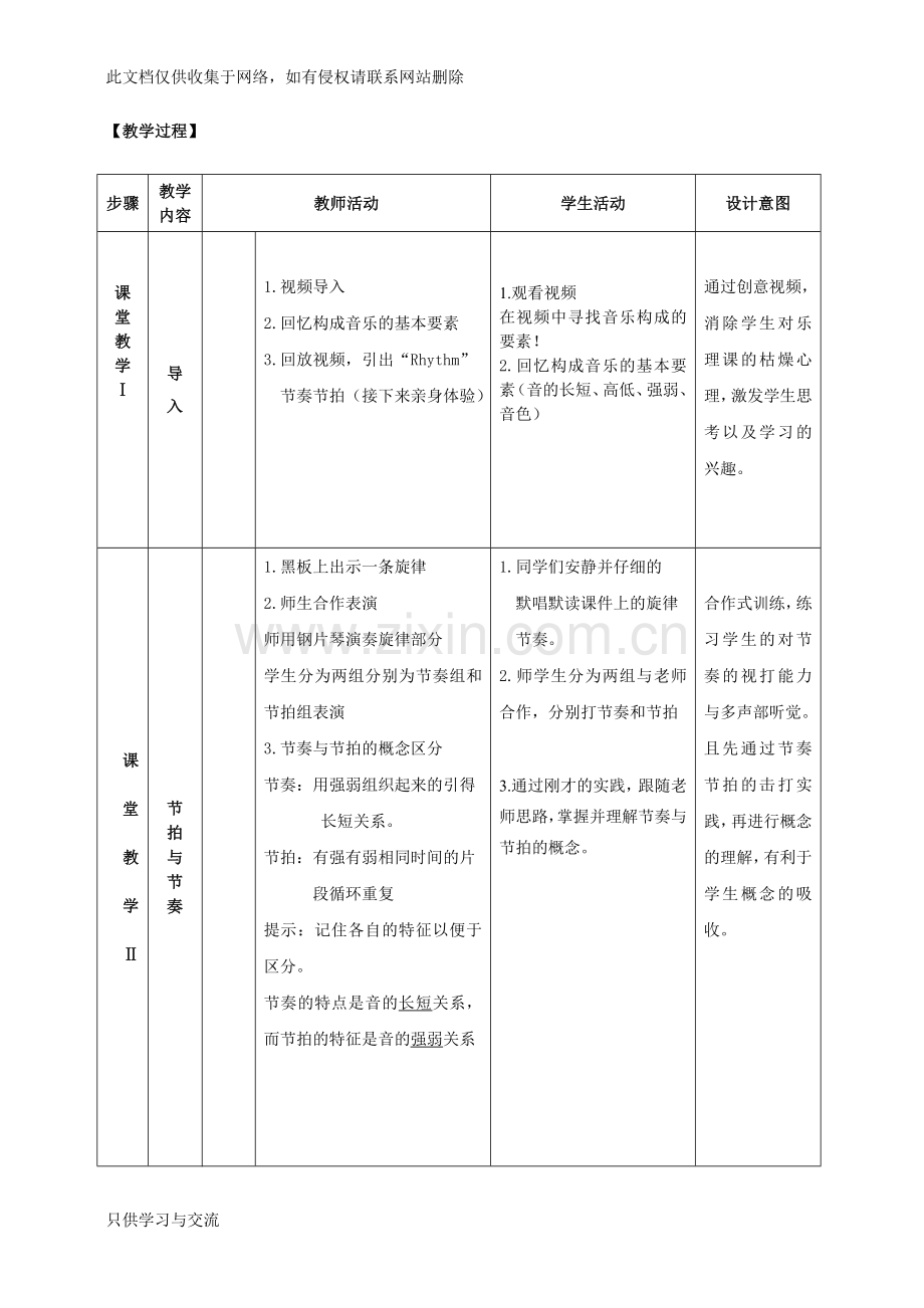 乐理课《节奏节拍》教学设计讲课讲稿.doc_第2页