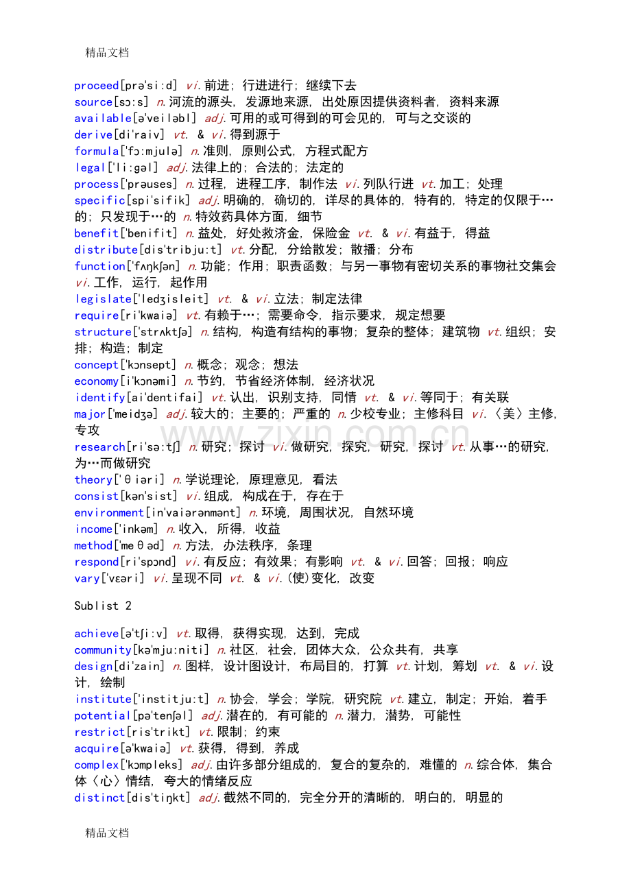 AWL词汇表【学术词汇表】——雅思.doc_第2页